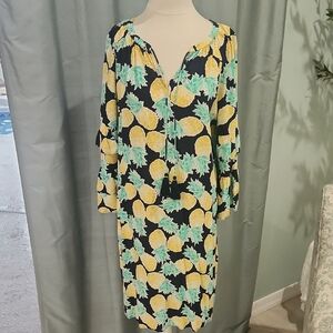 Pineapple Print Dress